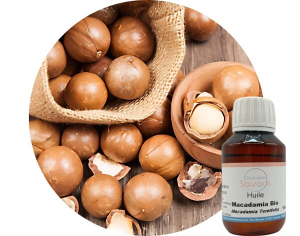 Huile de Macadamia Biologique Certifié Cosmos – Image 2