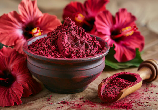 extrait d'hibiscus en poudre pour savonneries