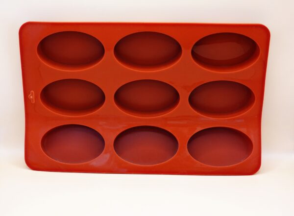 Silicone Mould for Dish Soap 9 Oval Cavities - Image 2