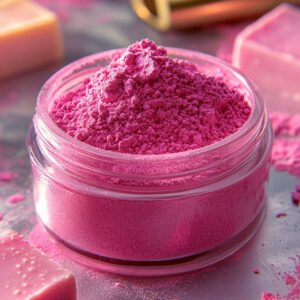 poudre de Mica Rose éclatant